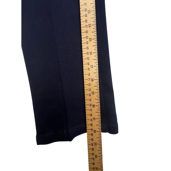 St. John Sport Signature Knit Jeans Navy Slim Leg Pants Size 8 - Picture 6 of 16
